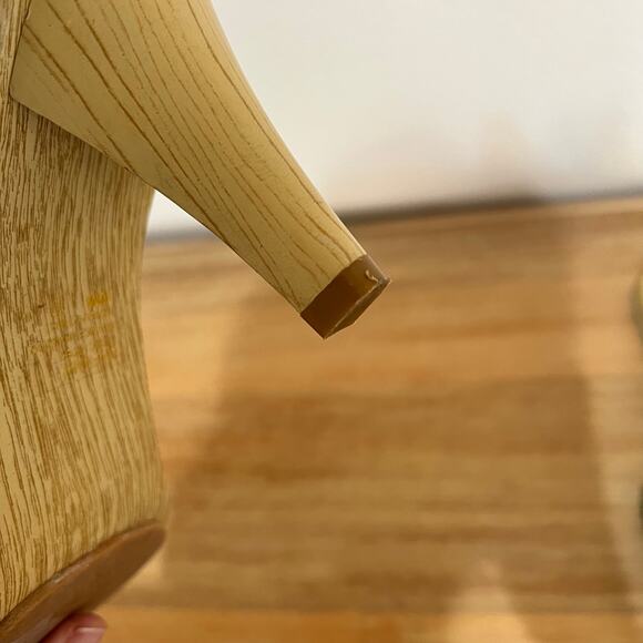 Mudd Vintage Shenna Rainbow Beaded Wood Detail Heels Light Blue 90s Y2K Size 10 - Picture 11 of 11